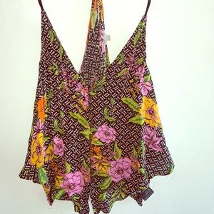 Floral tank top